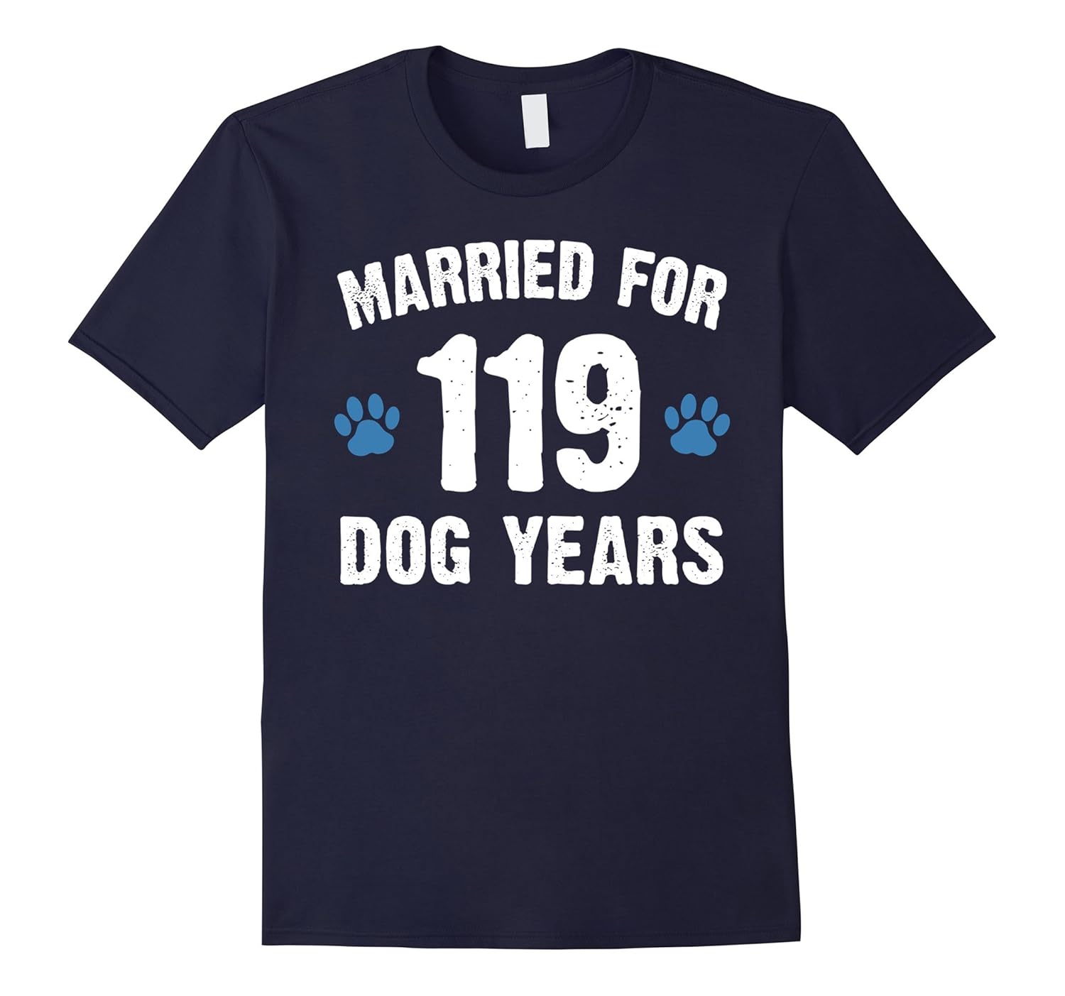 Married For 119 Dog Years 17th Wedding Anniversary T-Shirts-ANZ