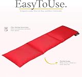 Qomfor Microwavable Wheat Bag Red Lavender Scent 3-Chamber Heat Pack view 3