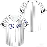 Baseball Shirt Jerseys for Women Baseball Jersey Game Day Fan Striped Baseball Player Button Down Short Sleeve Tops
