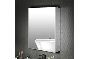 AZDHOME 20 x 24 Medicine Cabinet Mirror for Bathroom,Assembly Required,Aluminum Alloy Frame,Recessed/Surface Mounted,Reversible L/R Door,Adjustable Shelves,Bathroom Medicine Cabinet with Mirror