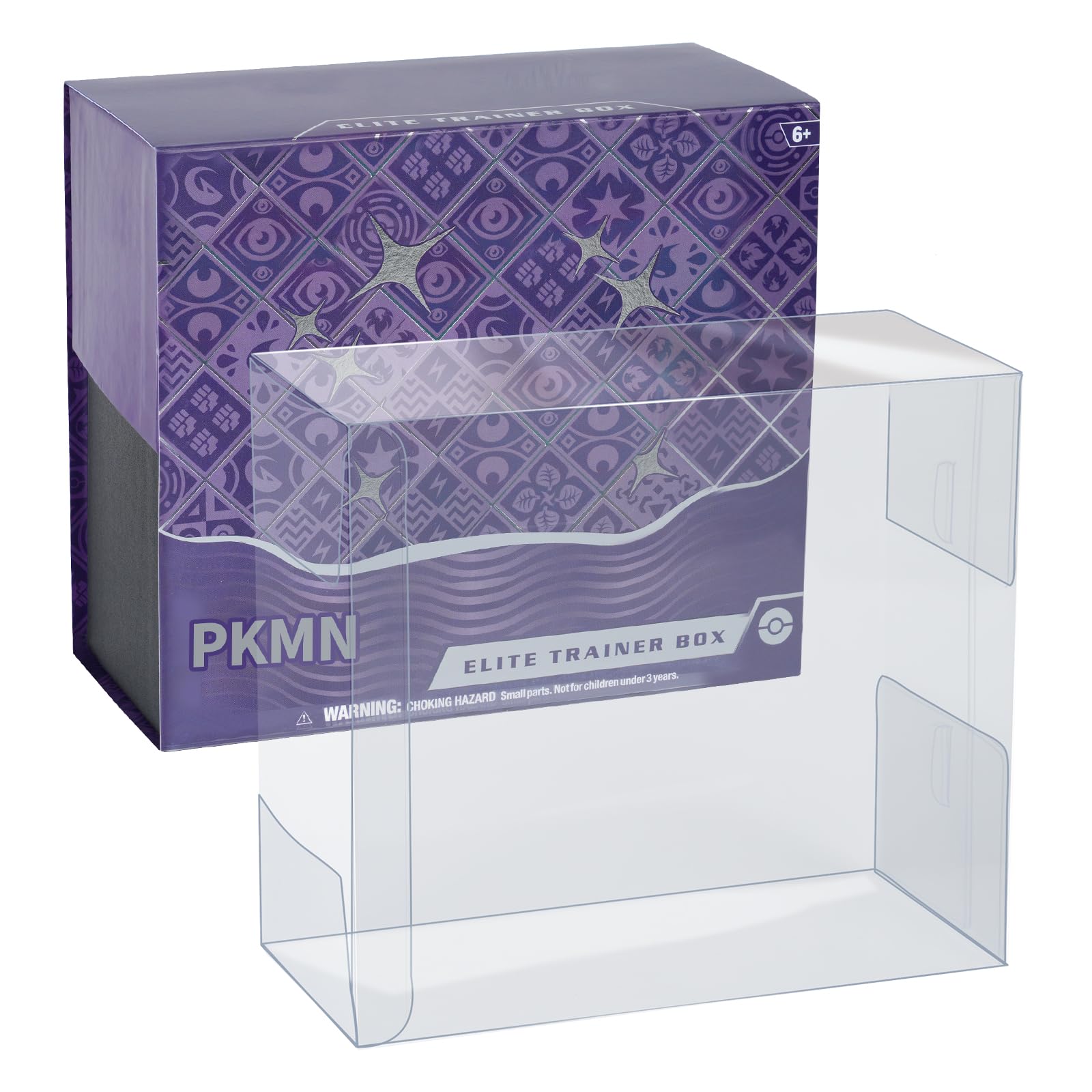 Photo 1 of PET Plastic ETB Protector Case - Elite Trainer Box Protector - ETB Case Compatible with Elite Trainer Boxes