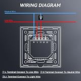 BSEED Smart Light Switch 1 Gang 2 Way WiFi with LED Indicator view 9