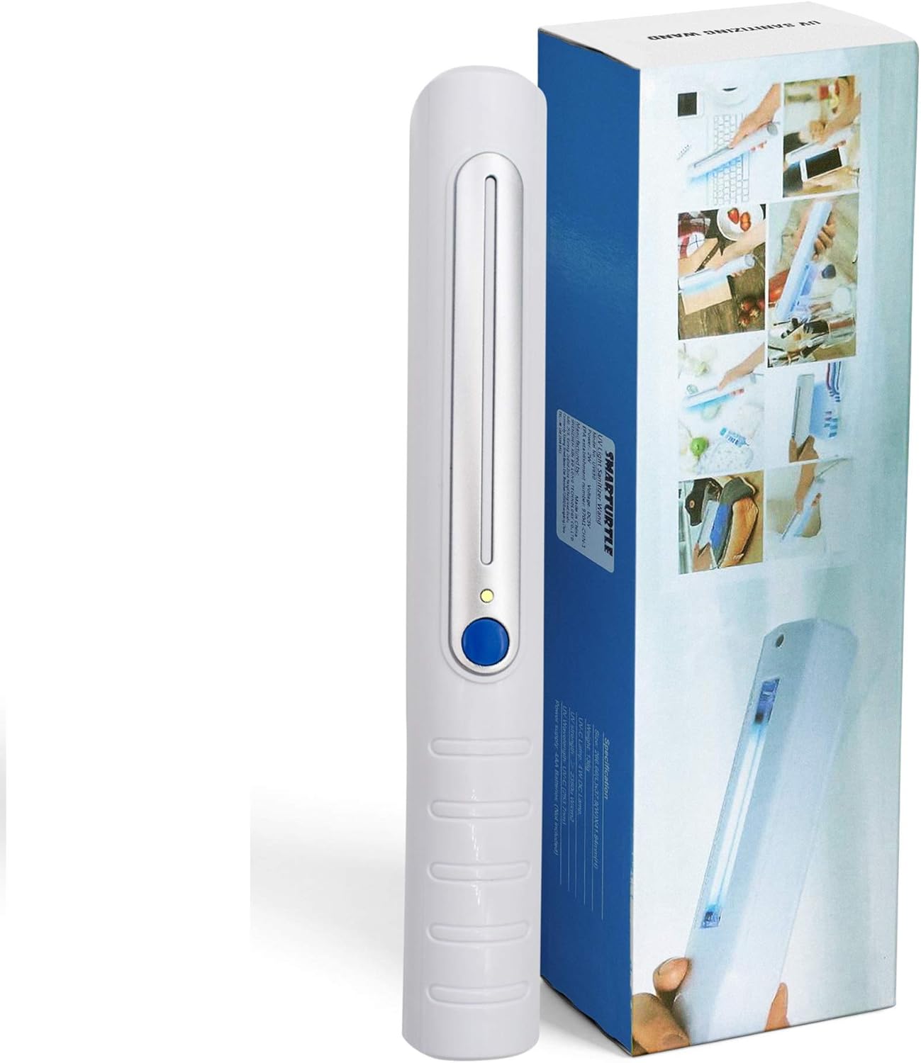 UV Light Sanitizer Portable Wand Travel UV-C Light Handheld sterilizer lamp Hand Ultraviolet Light Sanitizer Uv Sanitizer Light desinfection for Hotel Toilet Office Car