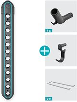 Gardena combisystem Tool Rack Flex Organiser Recycled Material Expandable view 4