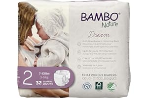 Bambo Nature Hypoallergenic Baby Diapers, Eco-Labeled Diapers, Enhanced Leakage Protection, Totally Chlorine-free - Size 2 (3