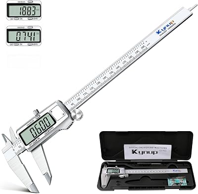 Kynup 8 Inch Digital Caliper 200mm Stainless Steel Precision Tool