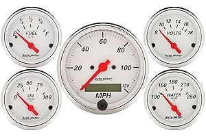 Auto Meter 1302 Arctic White Street Rod Kit