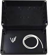 Therpin ABS Project Junction Box Enclosure Waterproof IP65 Black 200x120x75mm view 8