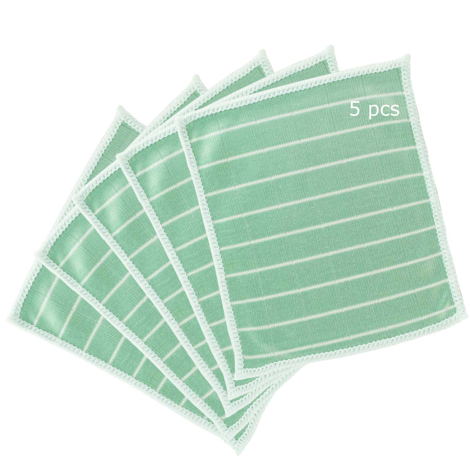 Cleaning Cloth for Glasses and Screens Bamboo 5 Pieces