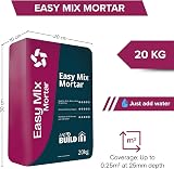 Laeto Easy Mix Mortar 20kg Ready Mixed Bedding Patching Indoors Outdoors view 2