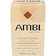 Ambi Skincare Cleansing Bar Soap with Cocoa Butter To Restore Skin's Natual Moisturize Balance | Helps Visibly Even Skin Tone