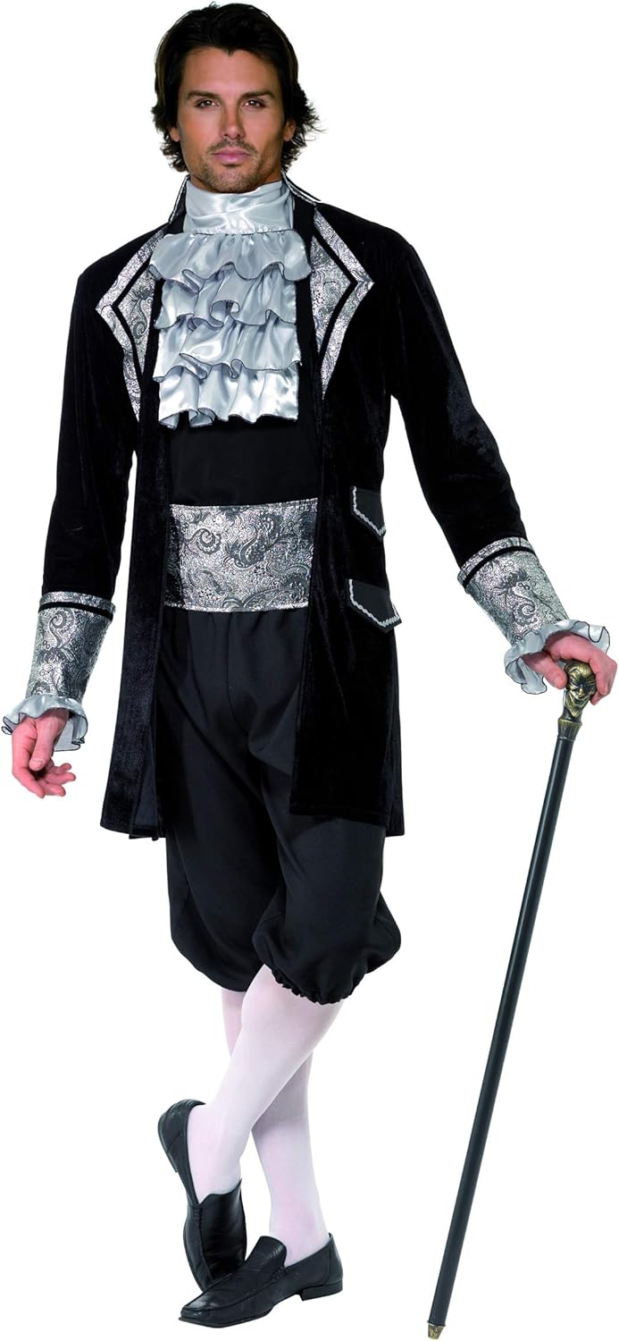 Fancy Dress Fever Male Baroque Vampire Costume Amazon.co.uk Kitchen