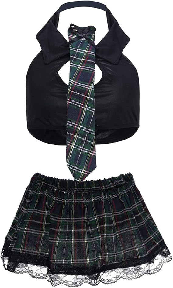 plaid schoolgirl dress
