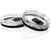 CeleVista 20 oz Tumbler Lid for YETI, 2Pack Replacement Lids for 20oz YETI | For Yeti 20oz Tumbler &amp; 10 oz Lowball, 10 oz Mug, BPA Free, Coffee Cup Covers with Magnetic Slider for School Year Gift