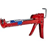 Newborn 102D Drip-Free Smooth Hex Rod Cradle Caulking Gun, 1/10 Gallon Cartridge, 10:1 Thrust Ratio