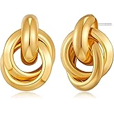 Gold Geometric Drop Dangle Earrings for Women Long Link Dangle Earrings Jewelry Gift