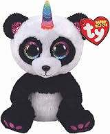 TY Paris Panda with Horn Beanie Boos 15 cm Multicoloured