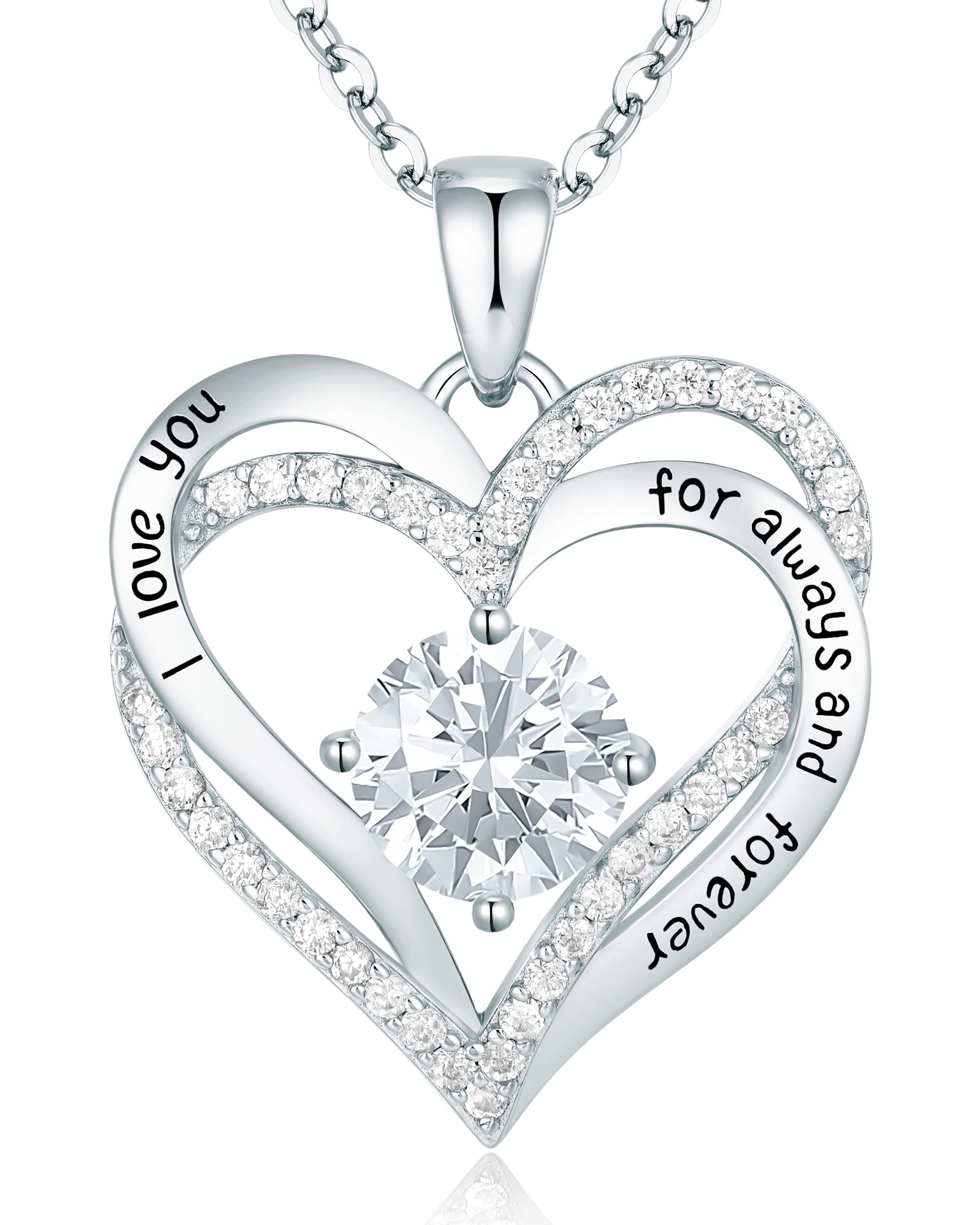 CDE Forever Love Heart Pendant Necklace