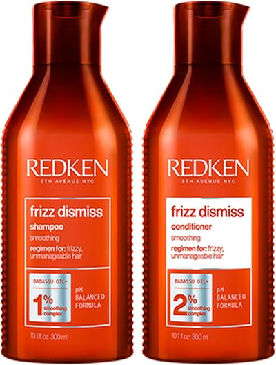 Redken Frizz Dismiss Shampoo 300ml & Conditioner 300ml Duo
