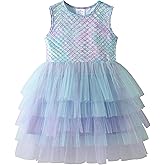 VIKITA Girls Sleeveless Princess Tutu Dress for Summer Parties & Special Occasions, for Kids 3-12 Years
