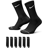 Nike Unisex Adult Everyday Elevated Crew Socks (6-Pack) | Mens and Womens