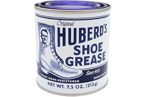 Huberd's Shoe Grease 7.5 oz – Leather Conditioner and Waterproofer for Leather Boots, Shoes, & Gear. Rejuvenates and Protects