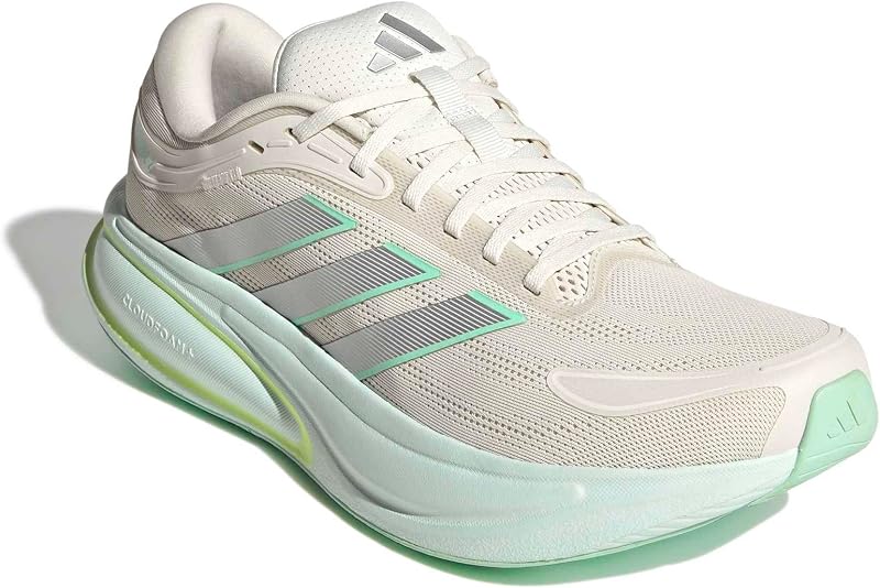 Herren Response 2 Running Shoes, White Tint/Silver met./Pulse Mint, 44 EU
