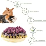 SUPJADE 45Pcs Guinea Pig Treats Timothy Hay Sticks Dental Care Toys view 3
