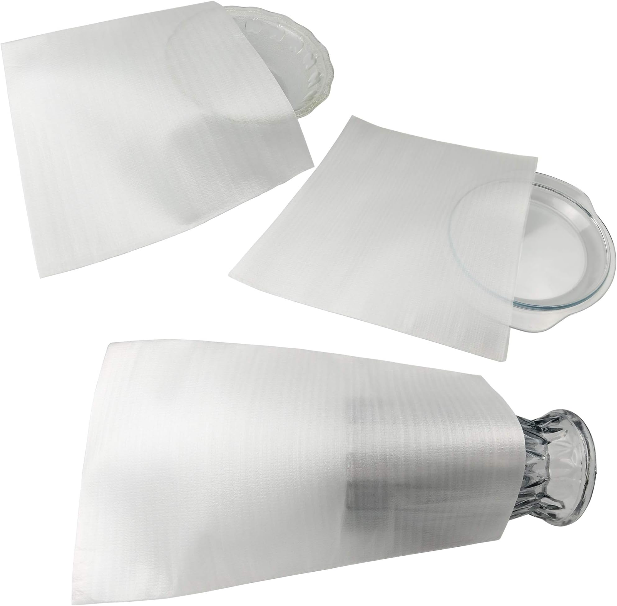 Cushion Foam Pouches of 60 Pack 3 Sizes Moving Wrap Foam Pouches Protect Mug Cup Glasses China and Dishes Packing Supplies Packing Cushioning Supplies for Moving
