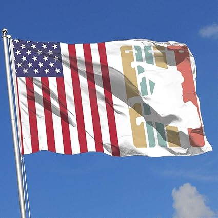 Amazon Com Fq 8flag Vintage Pug Vector Country Banner Flag Home