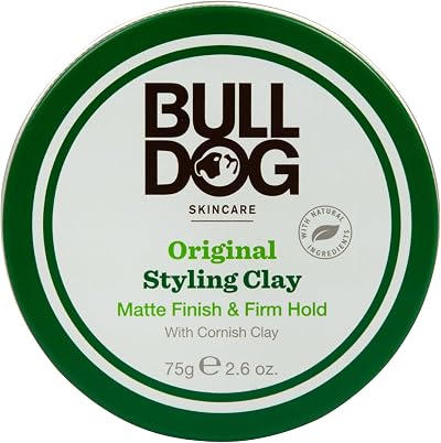 Bulldog Skincare Original Hair Styling Clay Firm Hold Matte Finish Men 75ml