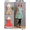Simplicity Vintage Women's Apron Sewing Patterns, Sizes S-L
