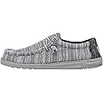 Hey Dude Men's Wally Stretch | Men's Loafers | Comfortable & Light-Weight