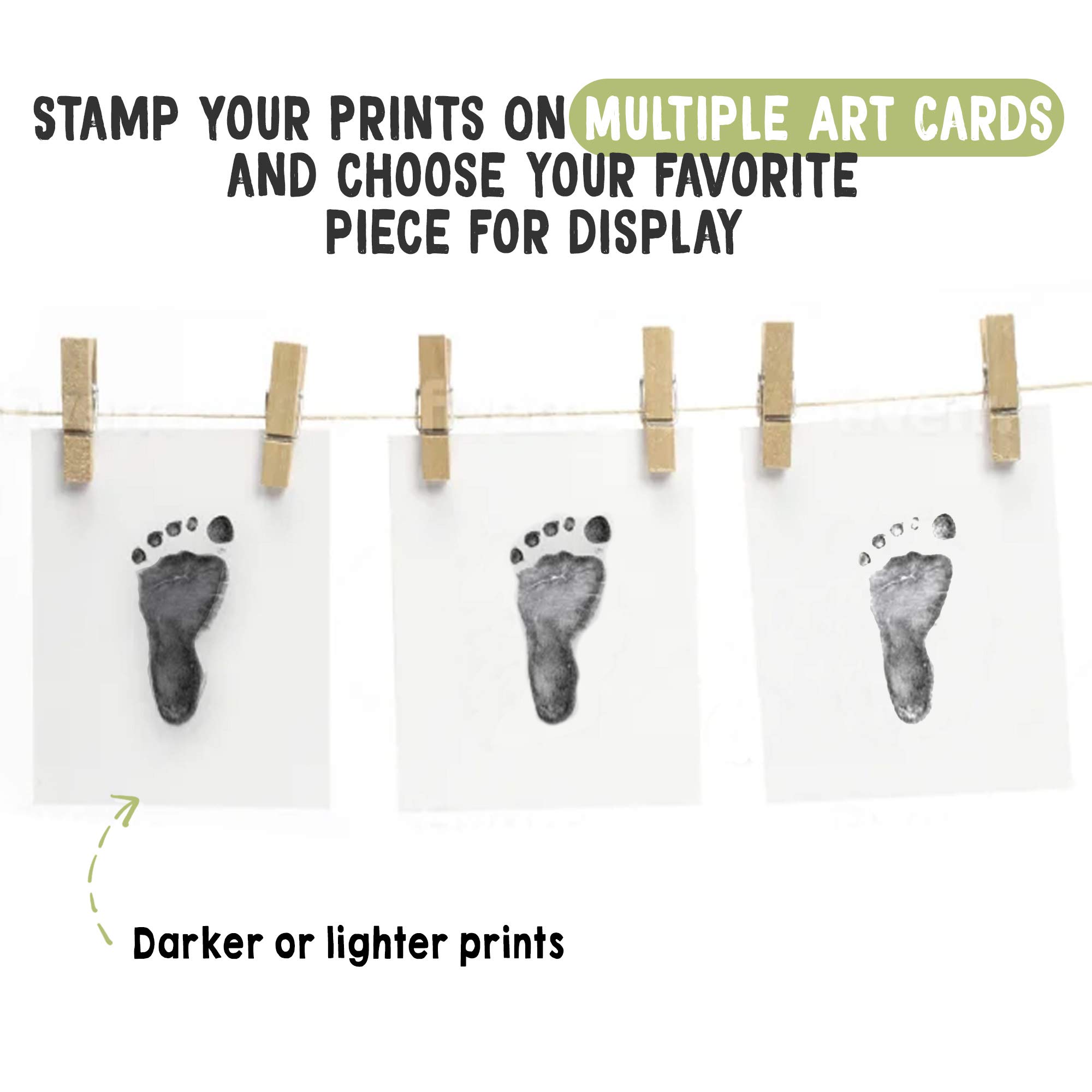 Mua Baby Footprint & Handprint Inkless Ink Pad 2Pack Clean Touch