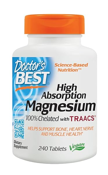 DOCTOR’S BEST HIGH ABSORPTION MAGNESIUM ELEMENTAL, 240 COUNT