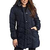 Steve Madden Womens Long Puffer Coat - Heavyweight Insulated Fall Winter Jackets for Women Windproof Long Length Bubble Parka