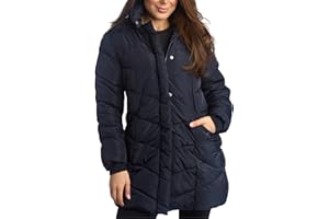 Steve Madden Womens Long Puffer Coat - Heavyweight Insulated Fall Winter Jackets for Women Windproof Long Length Bubble Parka