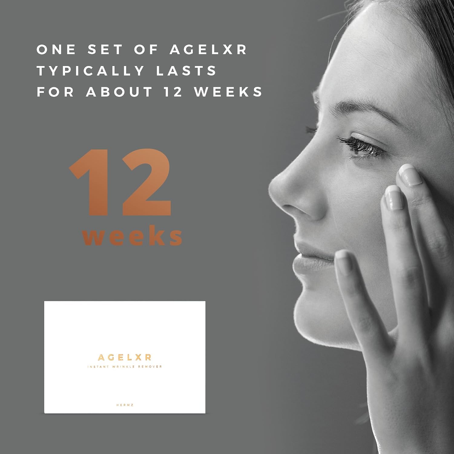 AGELXR, Instant Wrinkle Remover (30 Vials 0.6ml Each), Quickly Tightens Wrinkles - Image 4