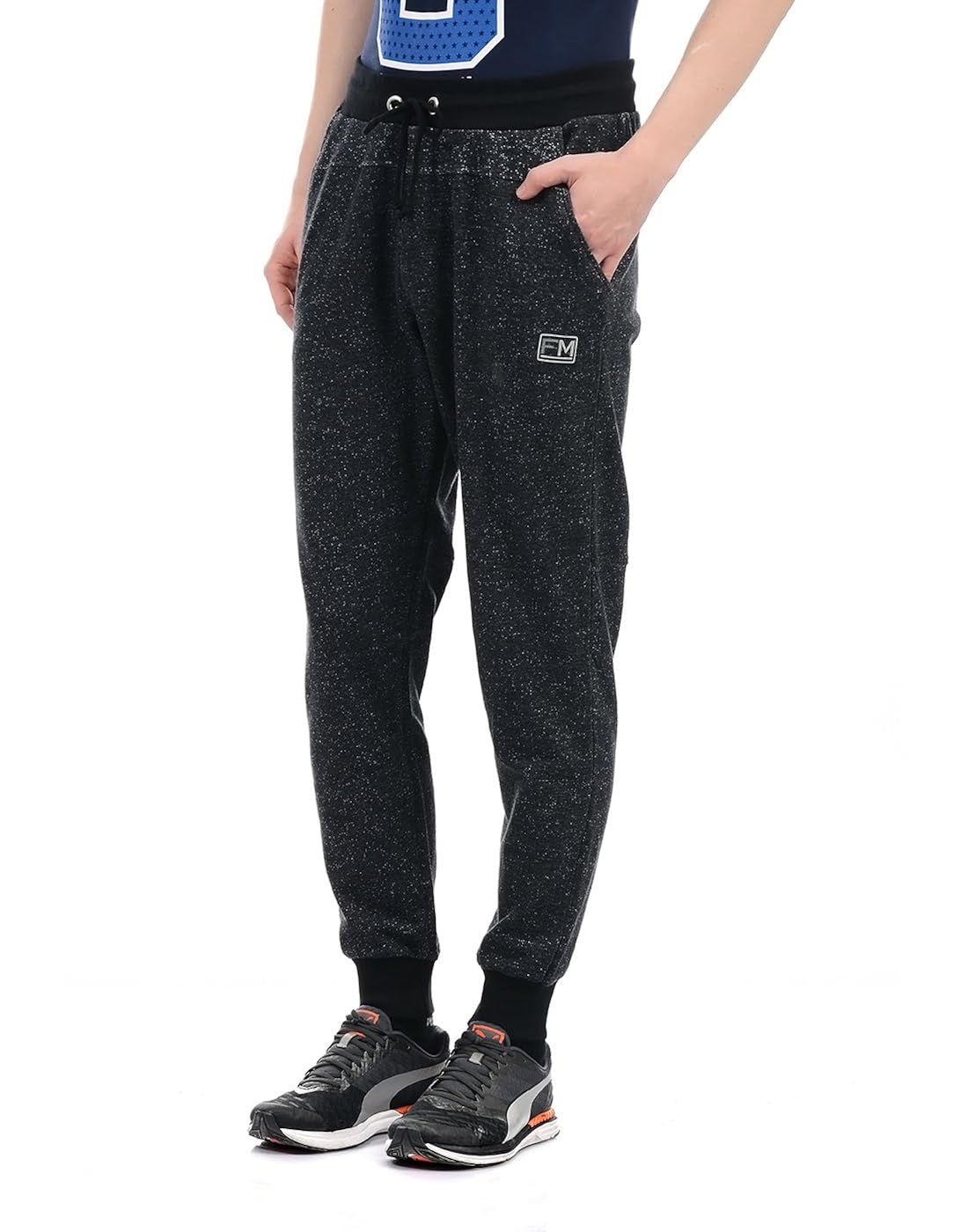 flying machine men's straight fit cotton casual trousers