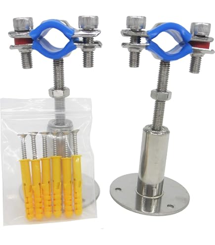 Edelstahl Rohrschelle 63 Mm - Verstellbare Klemme Aus 316 Edelstahl Für Sanitär & Heizung