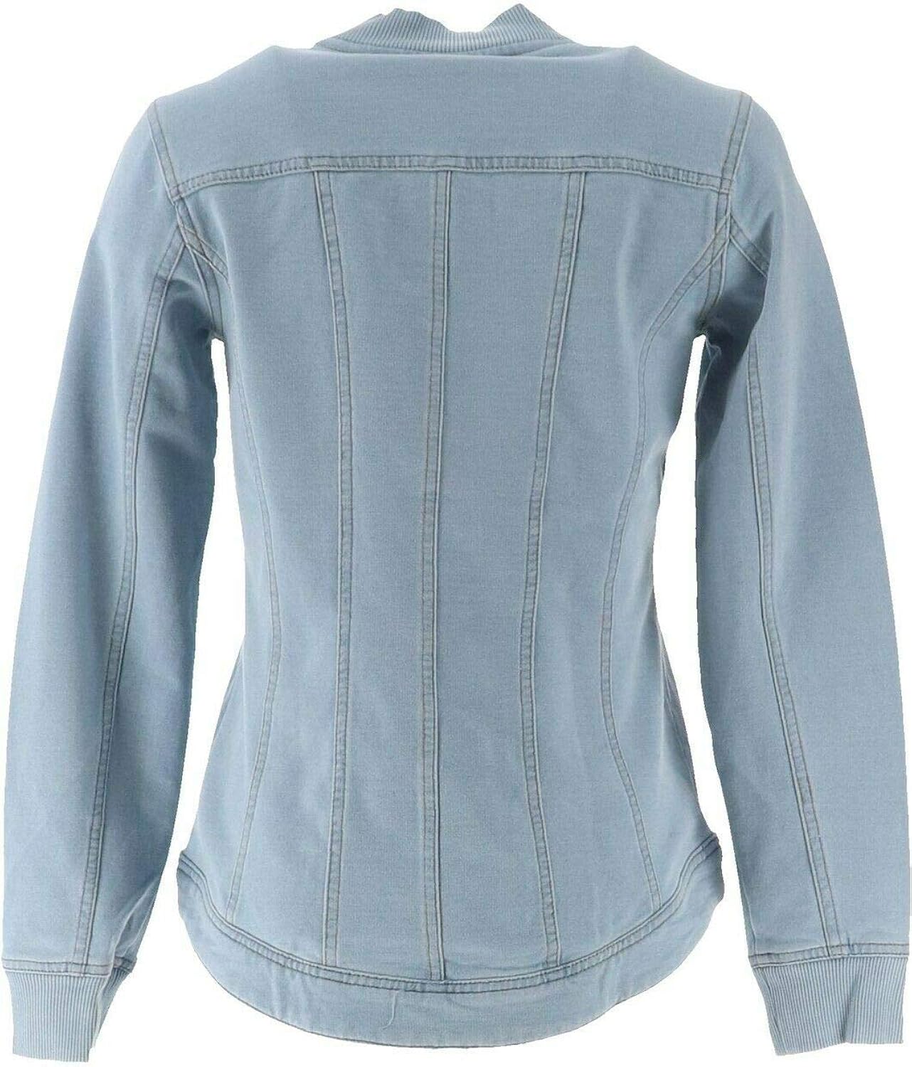 denim & co leather jacket