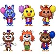 Funko Pop! Five Nights at Freddy's FNAF Circus: - Set of 6 - Balloon Bonnie, Balloon Chica, Balloon Foxy, Balloon Freddy, Circus Foxy and Circus Freddy