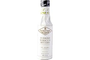 Fee Brothers Turkish Tobacco Cocktail Bitters - Aromatic Cocktail Mixer & Concentrated Flavoring, Gluten Free, Vegan-Friendly, 5 fl oz