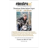 8" x 10" Premium Arctic Matte Inkjet Photo Paper - 100 Sheets.