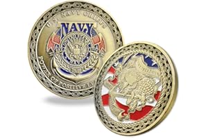WOERDA US Navy Chief Military Challenge Coin Power of Positive Leadership Don't Tread Me