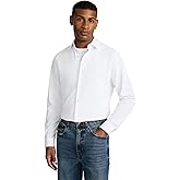 EXPRESS Men’s Modern Tech 1MX Dress Shirt – Slim Fit Stretch Fabric with Moisture-Wicking and Wrinkle-Resistant Performance