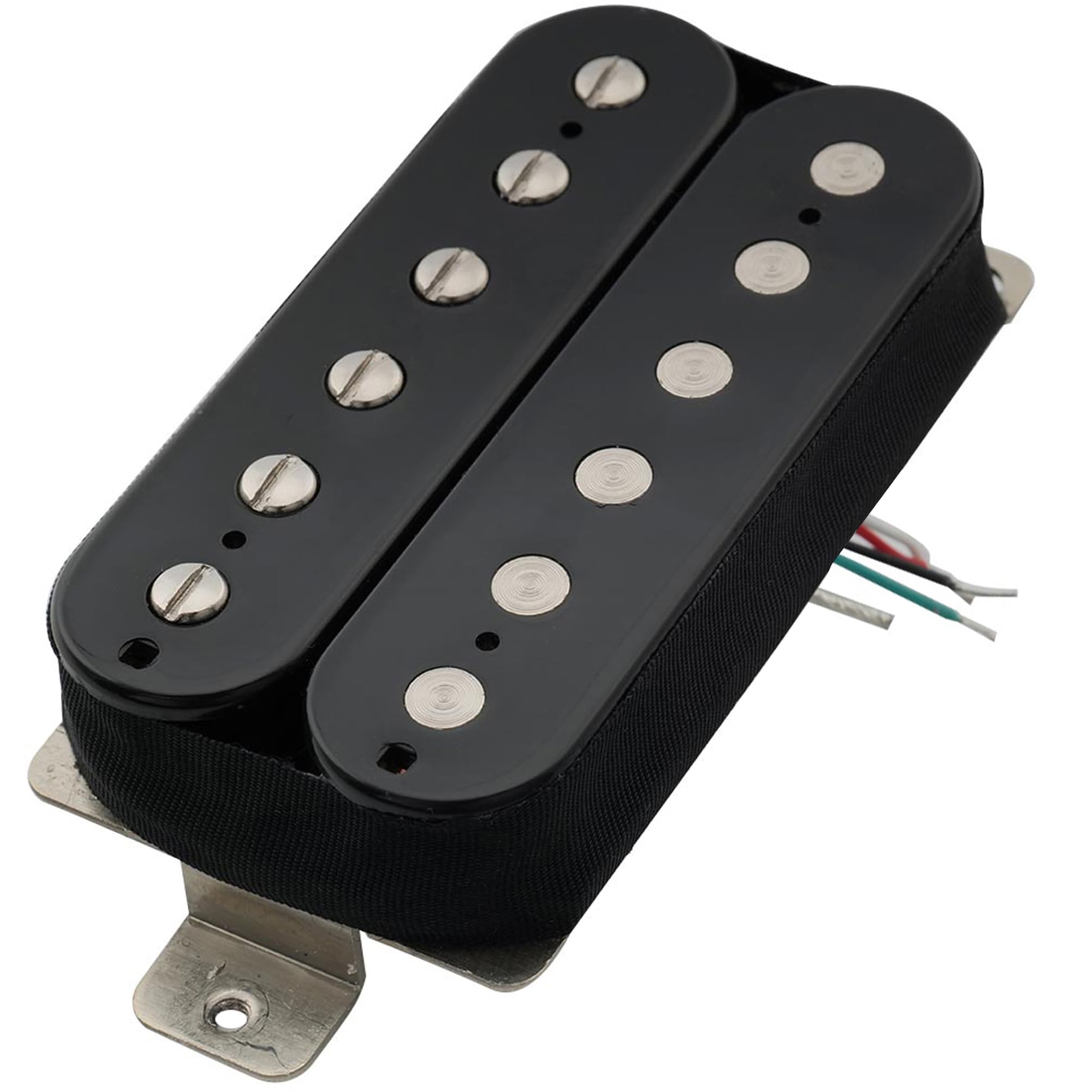 Artec VH-Rock Alnico 5 Uncovered Humbucker Electric Guitar Neck Pickup 8.6K, Black