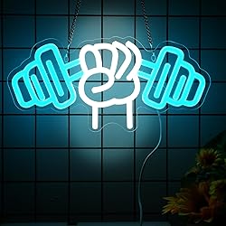 Neonawall Dumbbell Neon Sign For Home