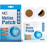 MQ Motion Sickness Patch,30 Count,Non Drowsy Sea Sickness Patches Behind Ear for Cruise Ship Travel, Waterproof Car Sick Patches Fast Acting &amp; Long Last 72H