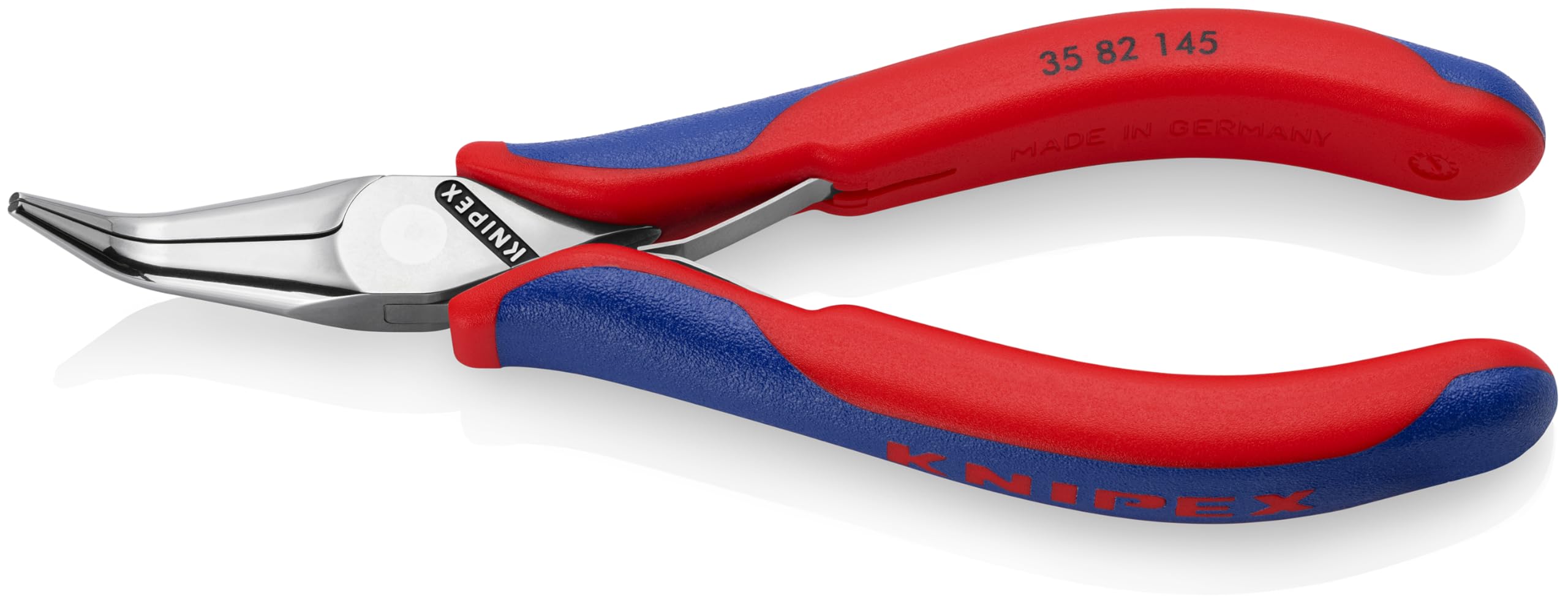 KNIPEX Electronics Pliers with Box Joint with Multi-Component Handles 145 mm, 35 82 145